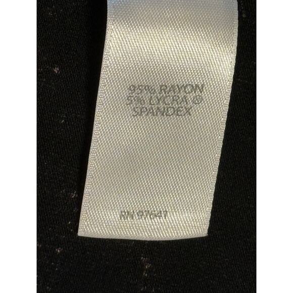 J. Jill Wearever Collection Black Paisley Top/Tunic, Size LP - Picture 6 of 6